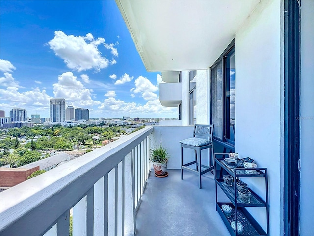 400 E Colonial Dr Unit 1501, Orlando, FL 32803 - balcony featuring a city view