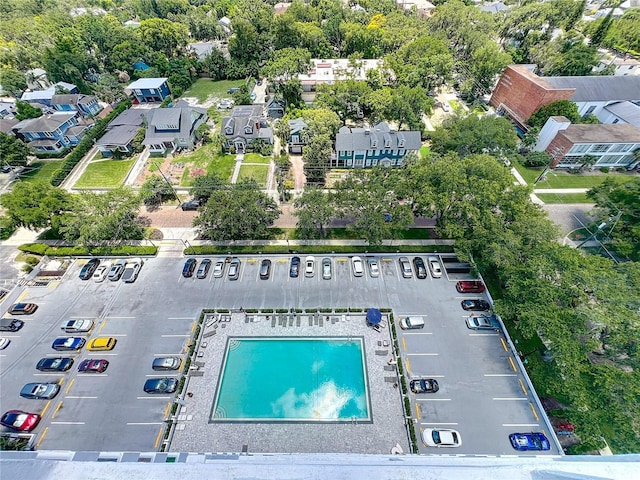 400 E Colonial Dr Unit 1501, Orlando, FL 32803 - aerial view of a pool and a tree filled landscape