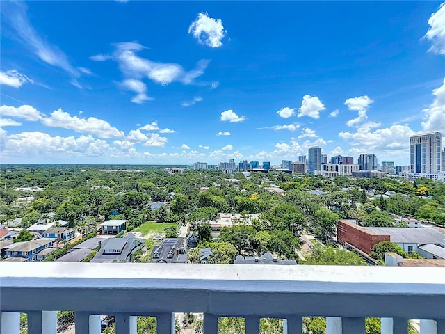 400 E Colonial Dr Unit 1501, Orlando, FL 32803 - balcony with a view of skyline
