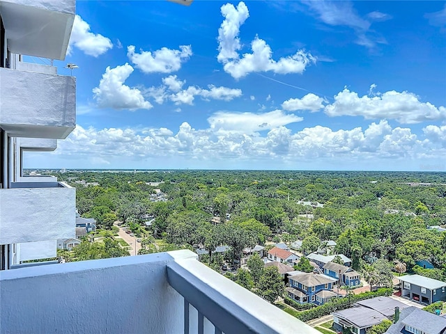400 E Colonial Dr Unit 1501, Orlando, FL 32803 - balcony with a view of trees
