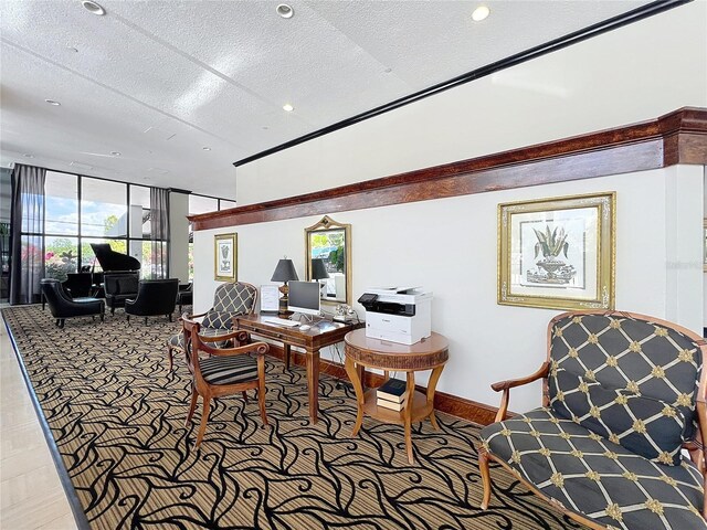400 E Colonial Dr Unit 1501, Orlando, FL 32803 - office space featuring a textured ceiling and recessed lighting