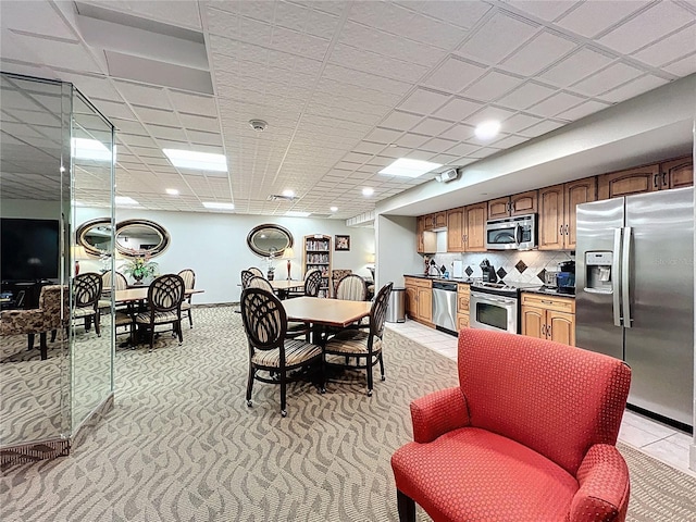400 E Colonial Dr Unit 1501, Orlando, FL 32803 - dining area featuring light colored carpet