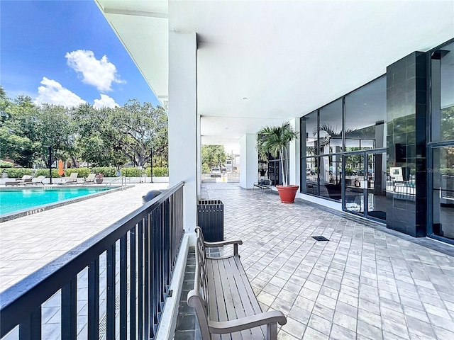 400 E Colonial Dr Unit 1501, Orlando, FL 32803 - view of patio / terrace featuring a community pool