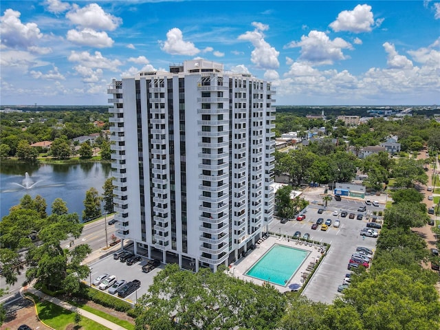 400 E Colonial Dr Unit 1501, Orlando, FL 32803 - view of apartment building / complex with a water view