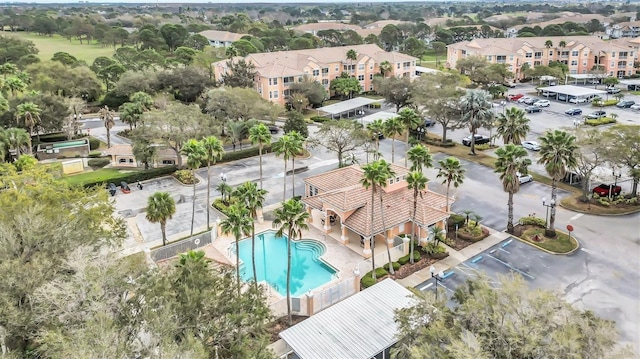 13584 Turtle Marsh Loop Unit 12, Orlando, FL 32837 - aerial view of a pool