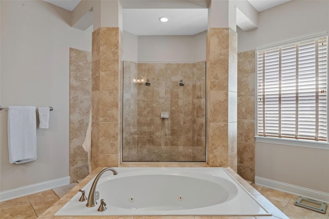 25554 Hawks Run Ln, Sorrento, FL 32776 - full bathroom featuring a jetted tub and baseboards