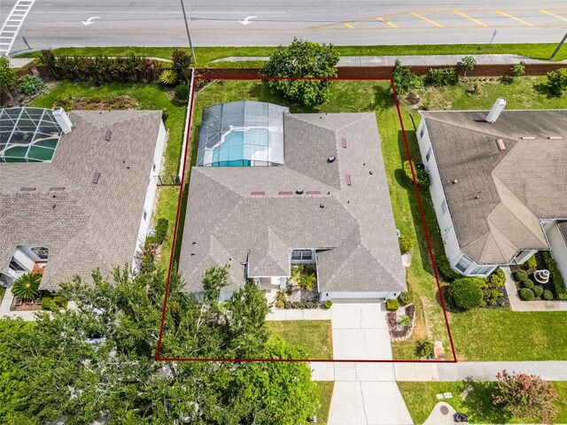 3711 Half Moon Dr, Orlando, FL 32812 - aerial overview of property's location with property parcel outlined