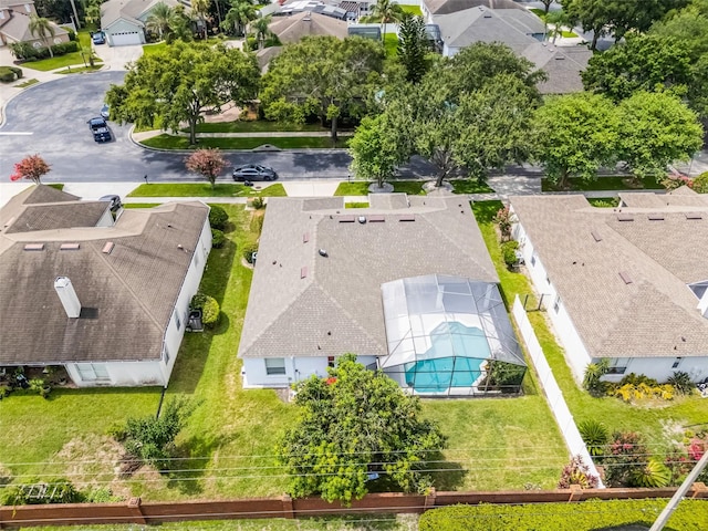 3711 Half Moon Dr, Orlando, FL 32812 - aerial perspective of suburban area with a pool