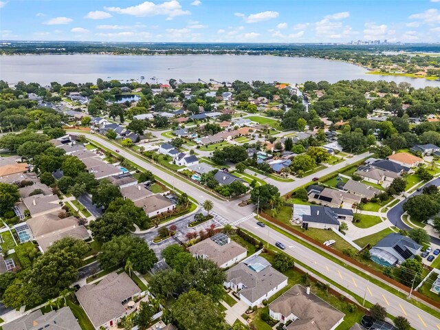 3711 Half Moon Dr, Orlando, FL 32812 - aerial perspective of suburban area featuring a large body of water