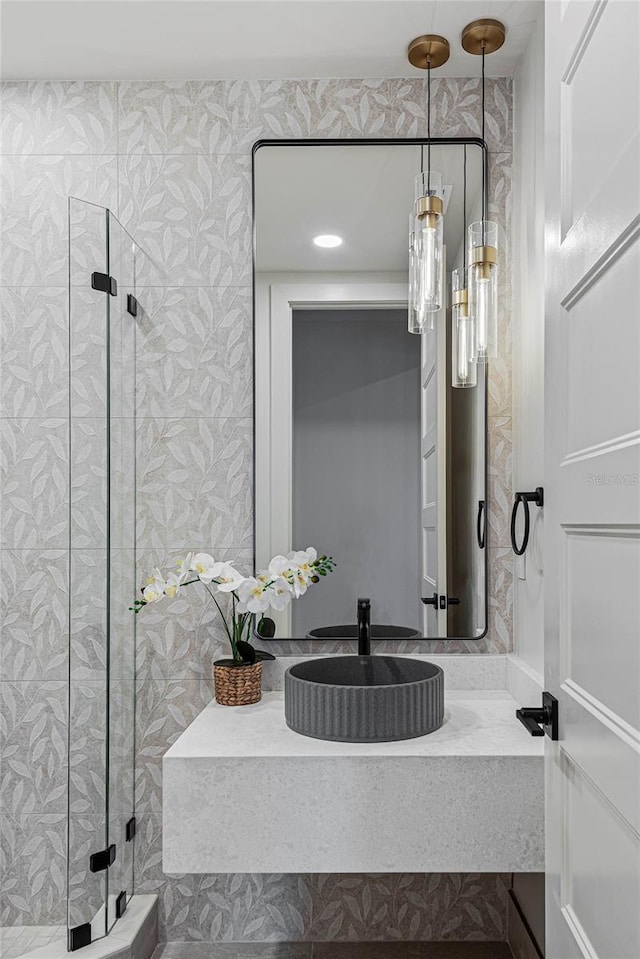 1780 Mizell Ave, Winter Park, FL 32789 - full bathroom with a stall shower and vanity