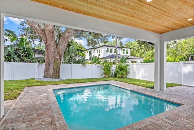 1780 Mizell Ave, Winter Park, FL 32789 - view of swimming pool with a fenced backyard and a patio