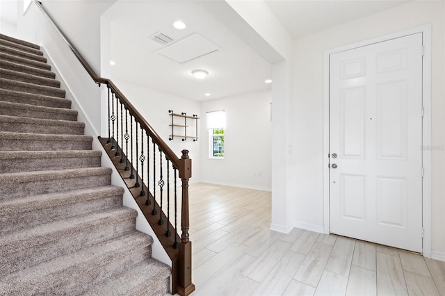 12216 Encore At Ovation Way, Winter Garden, FL 34787 - foyer with stairway and recessed lighting