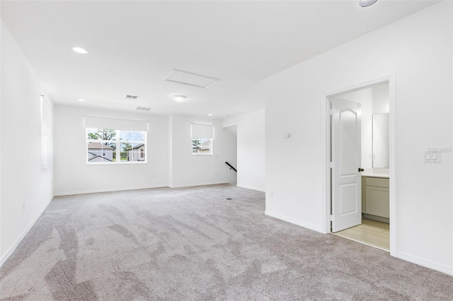 12216 Encore At Ovation Way, Winter Garden, FL 34787 - unfurnished room with light carpet, attic access, and recessed lighting