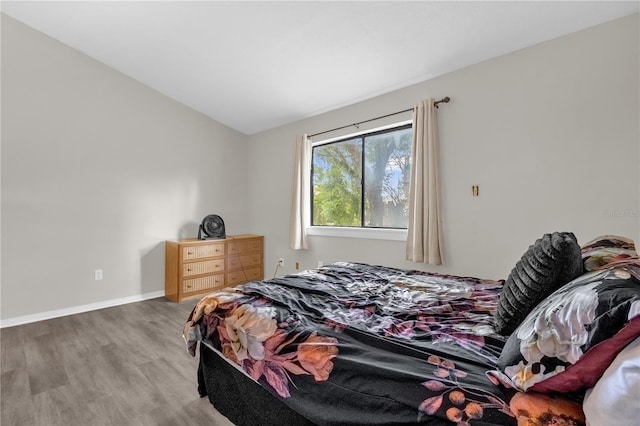 2728 Tally Ho Ave 2722, 2724, 2726, Orlando, FL 32826 - bedroom featuring wood finished floors and vaulted ceiling
