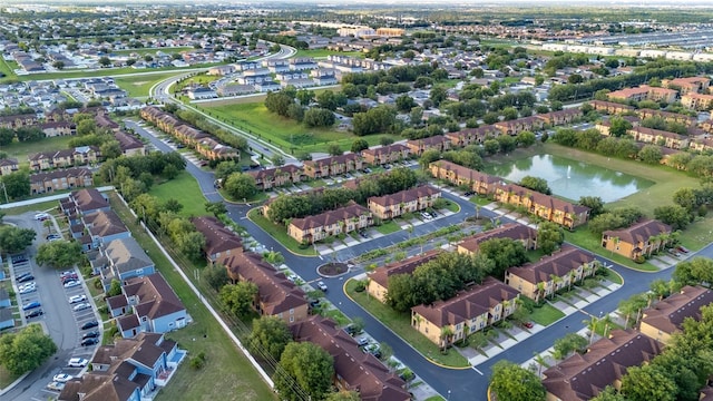 814 Calabria Ave, Davenport, FL 33897 - aerial perspective of suburban area featuring a large body of water