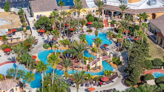 814 Calabria Ave, Davenport, FL 33897 - drone / aerial view of a pool