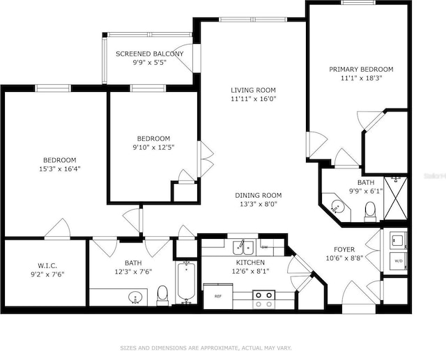 7675 Comrow St Unit 404, Kissimmee, FL 34747 - view of room layout