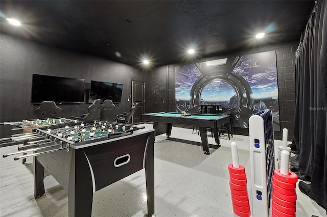369 Ocean Course Ave, Davenport, FL 33896 - game room featuring billiards and recessed lighting