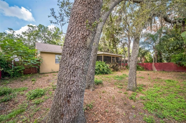 4799 Lighthouse Rd, Orlando, FL 32808 - view of yard featuring a sunroom