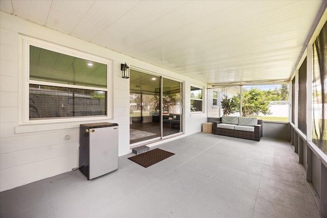 1505 N Lake Mirror Dr NW, Winter Haven, FL 33881 - view of unfurnished sunroom