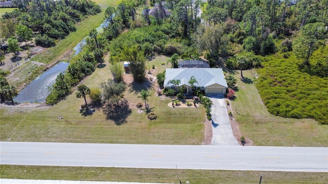 5769 E Price Blvd, North Port, FL 34288 - aerial view of property and surrounding area featuring a large body of water