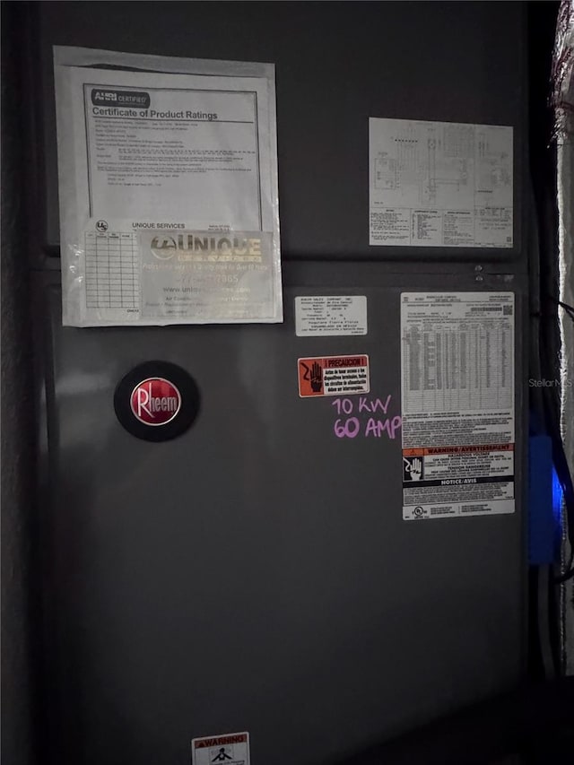 5769 E Price Blvd, North Port, FL 34288 - detailed view of heating unit