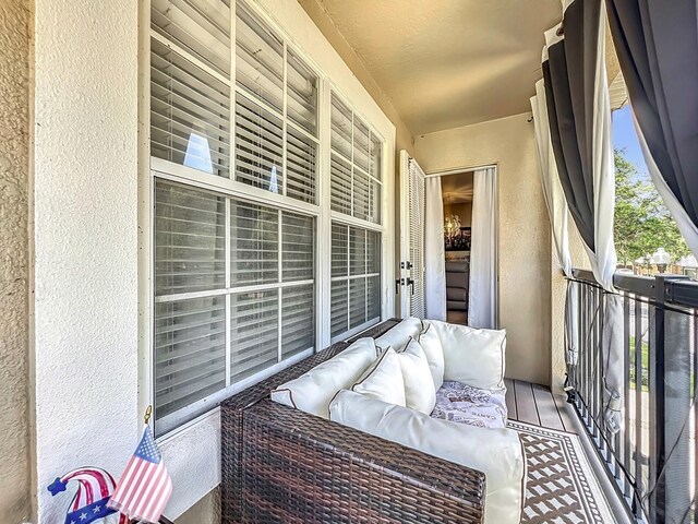 725 Ashworth Overlook Dr Unit C, Apopka, FL 32712 - balcony featuring an outdoor hangout area