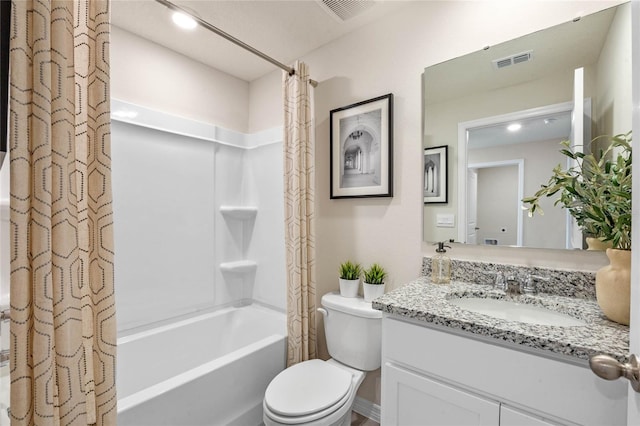 5645 Brosnan Rd, Saint Cloud, FL 34771 - full bath with vanity and shower / tub combo with curtain