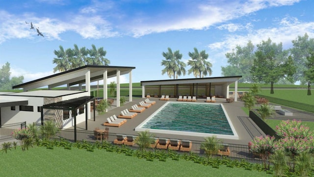 5645 Brosnan Rd, Saint Cloud, FL 34771 - community pool with a patio