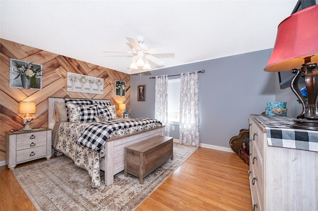 1301 Fahnstock St, Eustis, FL 32726 - bedroom featuring light wood-style floors and ceiling fan
