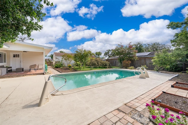 1301 Fahnstock St, Eustis, FL 32726 - view of pool with a patio and a fenced backyard