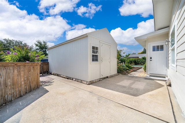 1301 Fahnstock St, Eustis, FL 32726 - garage featuring a storage unit