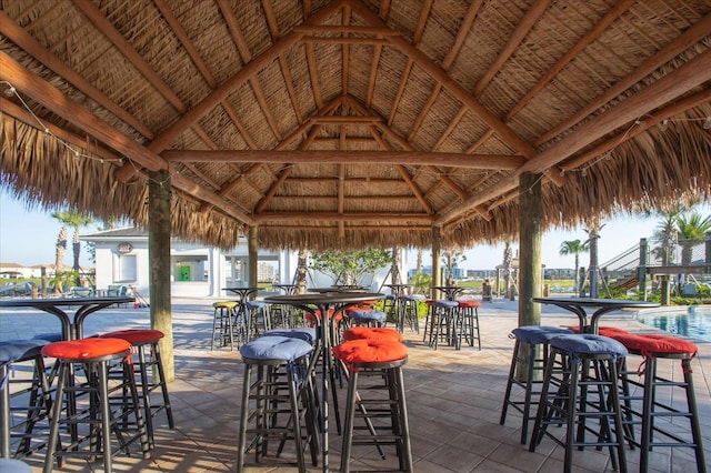 4802 Lullaby Ln, Kissimmee, FL 34746 - view of patio featuring a gazebo