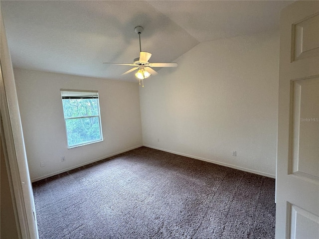 3352 Hamlet Loop, Winter Park, FL 32792 - unfurnished room with ceiling fan, carpet, and lofted ceiling
