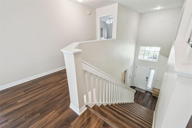1936 Westpointe Cir, Orlando, FL 32835 - foyer entrance featuring wood finished floors and baseboards