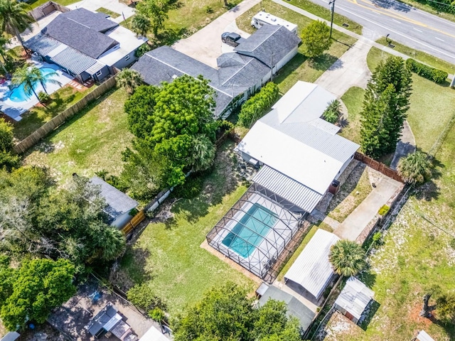 4130 W Main St, Mims, FL 32754 - aerial view of a pool area