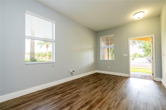 11081 Savannah Landing Cir, Orlando, FL 32832 - empty room featuring dark wood finished floors