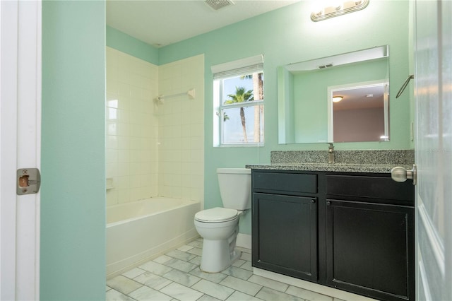 11081 Savannah Landing Cir, Orlando, FL 32832 - bathroom featuring vanity,  shower combination, and tile patterned floors