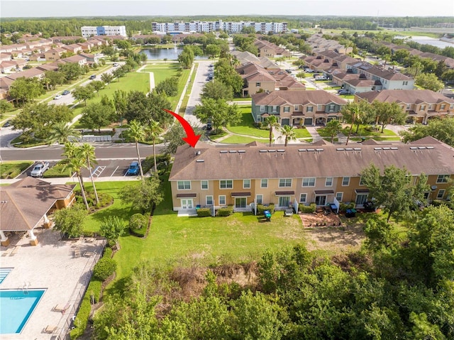 11081 Savannah Landing Cir, Orlando, FL 32832 - aerial perspective of suburban area with a nearby body of water