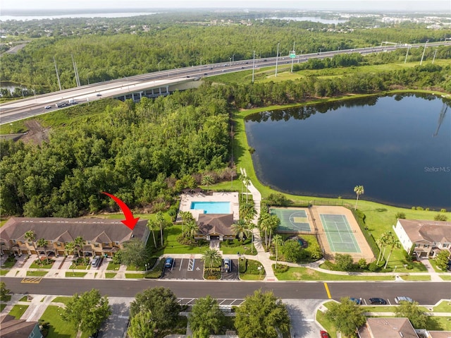 11081 Savannah Landing Cir, Orlando, FL 32832 - drone / aerial view of a large body of water