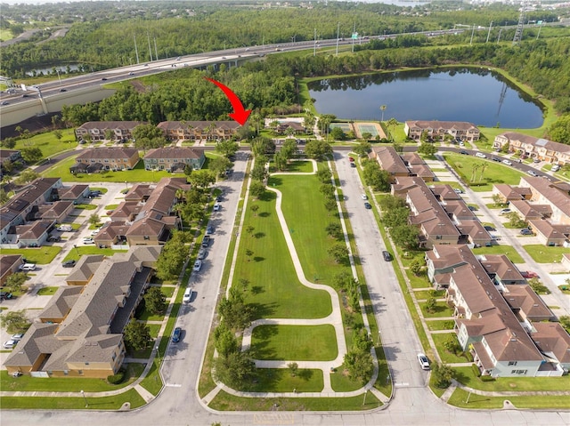11081 Savannah Landing Cir, Orlando, FL 32832 - aerial view of property and surrounding area with a nearby body of water and nearby suburban area