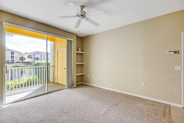 1275 Lake Shadow Cir Unit 13106, Maitland, FL 32751 - unfurnished room with ceiling fan and light colored carpet