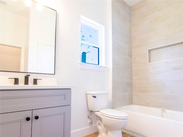 14073 Naylor Ave, Port Charlotte, FL 33981 - full bathroom featuring vanity and bathing tub / shower combination