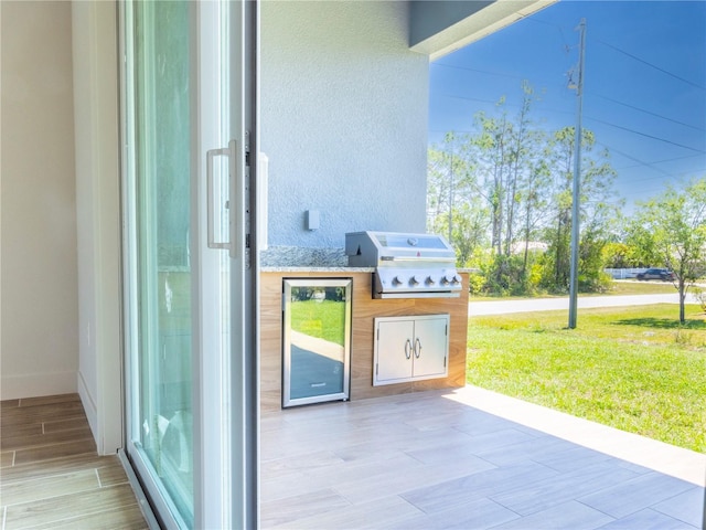 14073 Naylor Ave, Port Charlotte, FL 33981 - view of patio / terrace with an outdoor kitchen