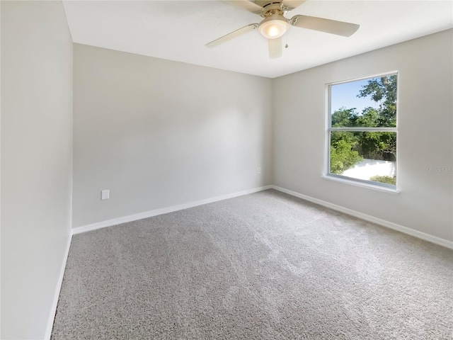 4209 SW 33rd St, Ocala, FL 34474 - spare room featuring ceiling fan and carpet floors