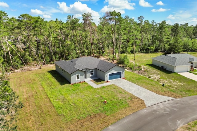 17445 SW 41st Cir, Ocala, FL 34473 - view of subject property with a heavily wooded area