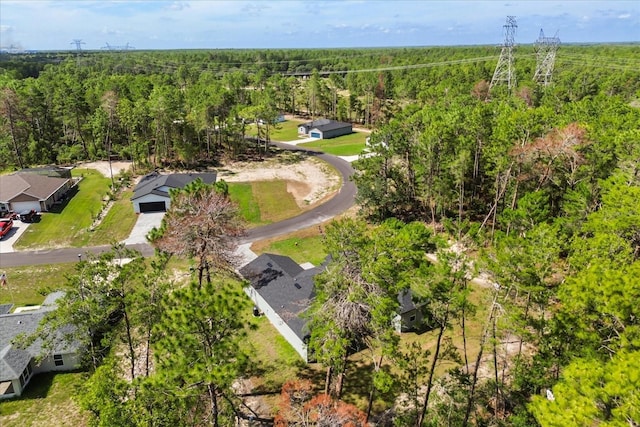 17445 SW 41st Cir, Ocala, FL 34473 - bird's eye view of a heavily wooded area