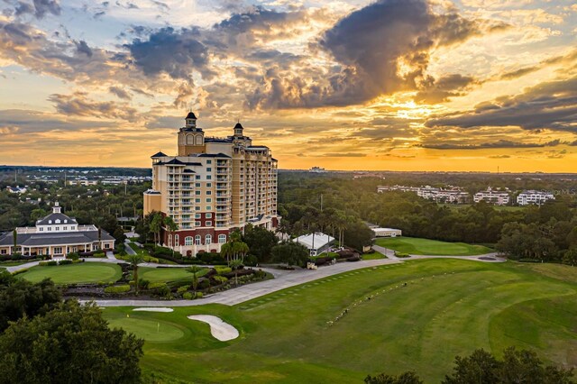 7454 Gathering Dr, Reunion, FL 34747 - drone / aerial view of a golf course