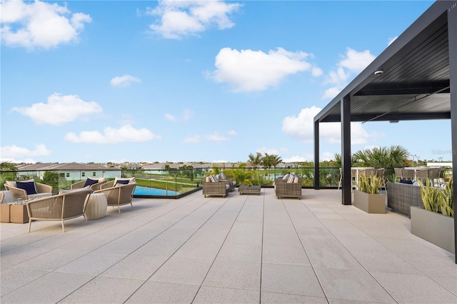 11687 SW Viridian Blvd, Port St Lucie, FL 34987 - view of patio with outdoor lounge area