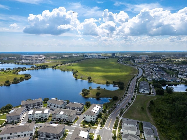 8484 Sperry St, Orlando, FL 32827 - aerial perspective of suburban area with a nearby body of water